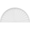 Ekena Millwork Half Round Sunburst Architectural Grade PVC Pediment, 56"W x 28"H x 2"P PEDPS056X280HRO01 - alternate 2